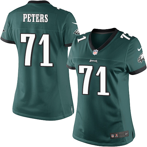 Women's Elite Jason Peters Nike Jersey Midnight Green Home - #71 NFL Philadelphia Eagles